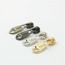 

10Pcs Metal 5# Zipper Pullers Slider For Nylon Zipper Jacket Coat Zip Repair Kits Zipper Pull for DIY Sewing Clothes Bag Craft