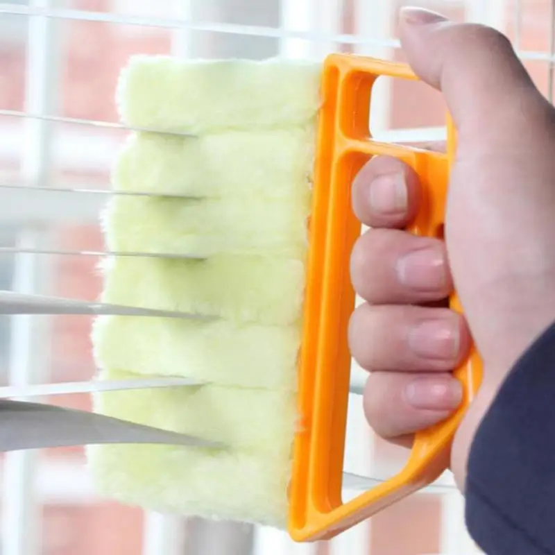 Useful Microfiber Window Cleaning Brush Air Conditioner Duster Cleaner with Washable Venetian Blind Clean | Дом и сад