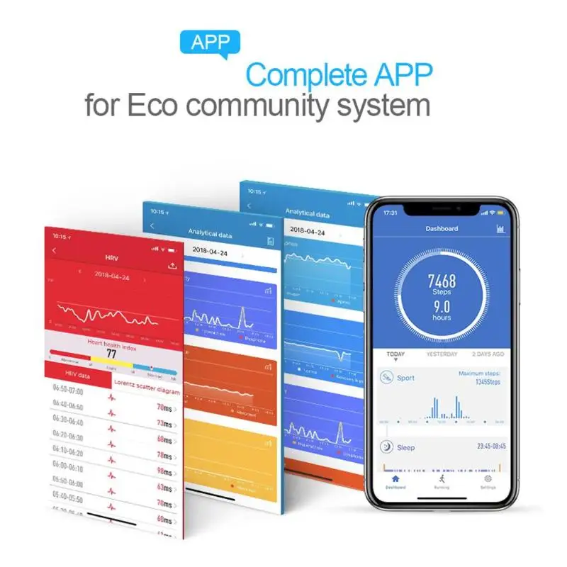 ALLOYSEED смарт-браслет Смарт-часы IP67 монитор сердечного ритма фитнес-трекер спортивный браслет поддержка для системы Android iOS