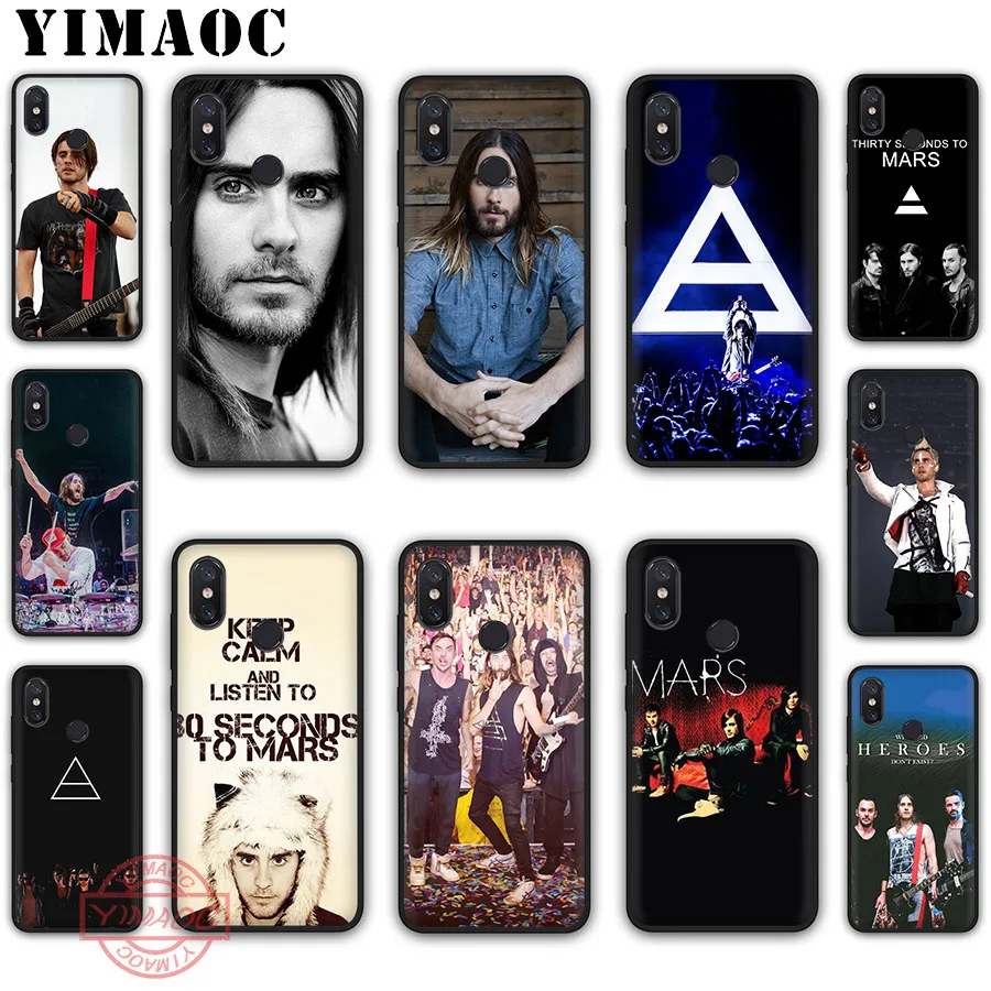 YIMAOC 30 Second To Mars 30stm Soft Case for Xiaomi Mi 10 9 8 SE 6 A1 A2 A3 Lite F1 9T Pro CC9E Max 3 | Мобильные телефоны и