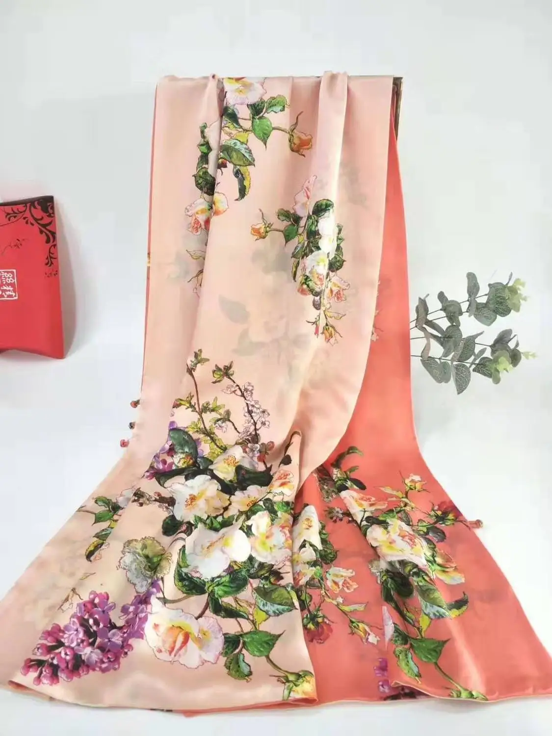 CIUSLI натуральный шелковый шарф для женщин роскошный подарок для мамы Moda mujer Echarpe Hiver Femme/Люкс Chusta - Цвет: 34