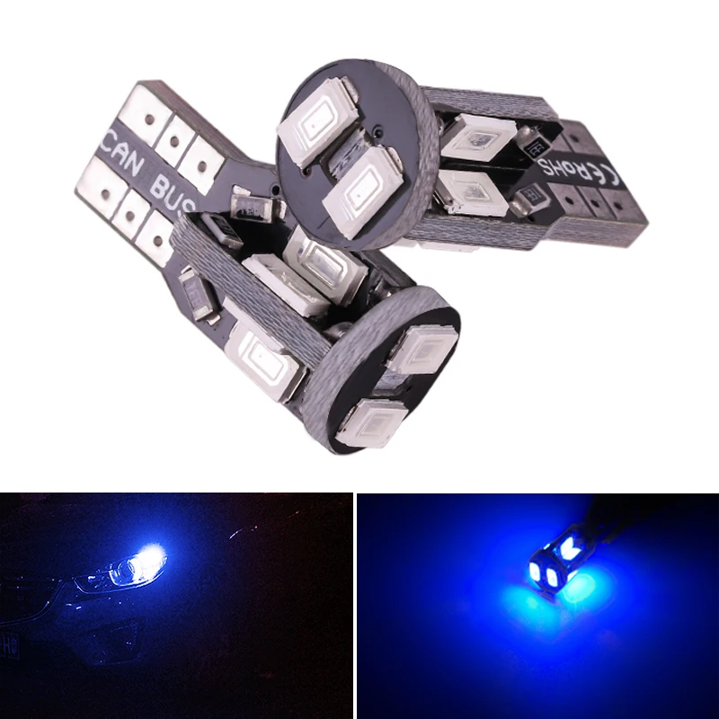 2 шт. T10 10SMD w5w 194 168 светодиодный индикатор автомобиля светильник Панель