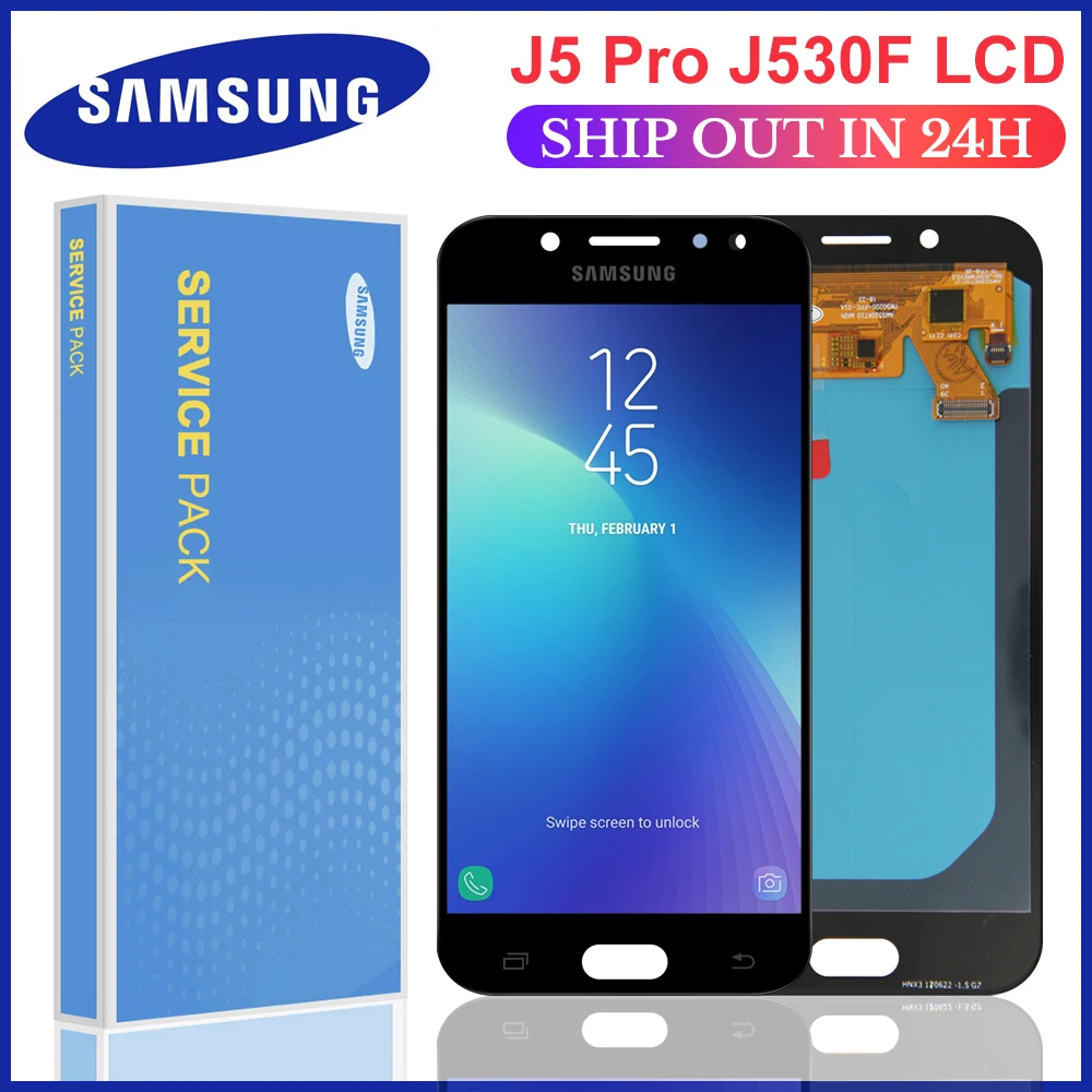 5 2 ''Super Amoled ЖК дисплей для Samsung Galaxy J5 2017 J530 J530F SM сенсорный экран дигитайзер в