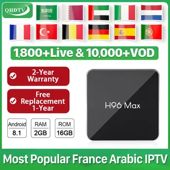 

IPTV Arabic France H96MAX X2 Android 8.1 QHDTV 1 Year Code IPTV Arabic France IPTV Subscription Belgium Netherlands Germany