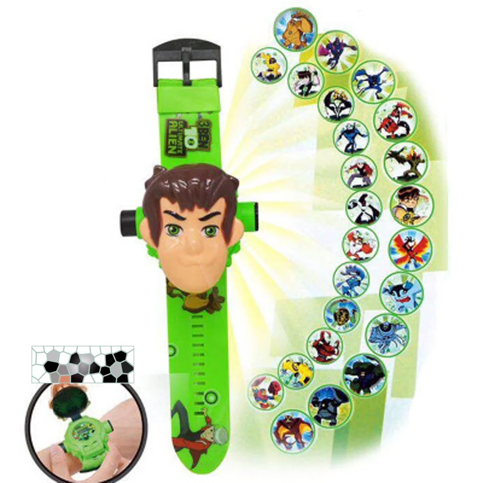 Часы Ben10 Ben 10 Ultimate Omnitrix style. Япония проецирующие часы оригинальные часы импульсная игрушка