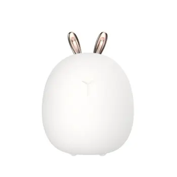 

Cute Cartoon Shape LED Rechargeable Silicone Night Light Tap Control Lamp For Children Bedroom Living Room Decoration