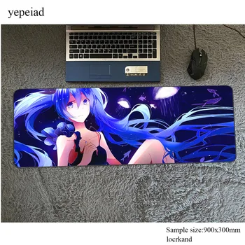

Hatsune Miku pad mouse 90x30cm computer gamer mouse pad HD pattern padmouse cool new mousepad ergonomic gadget office desk mats