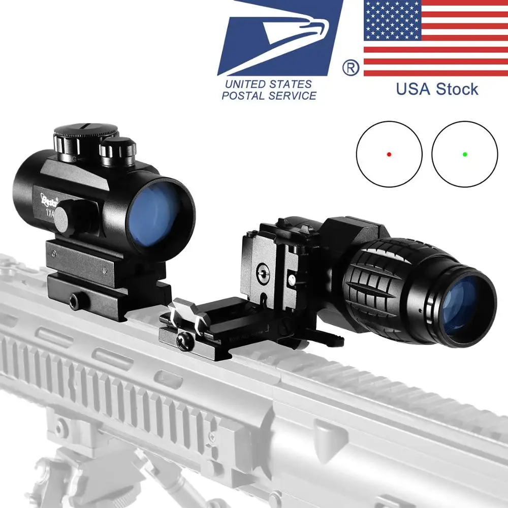 3x 4x 5x Лупа 1x40 Red Dot 552 прицел охотничий тактический голографический зеленый