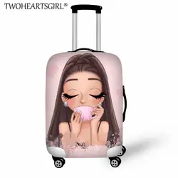 TWOHEARTSGIRL Чехлы для багажа на заказ, Мультяшные плотные эластичные Чехлы для девочек, защитный чехол для девочек-подростков, аксессуары для