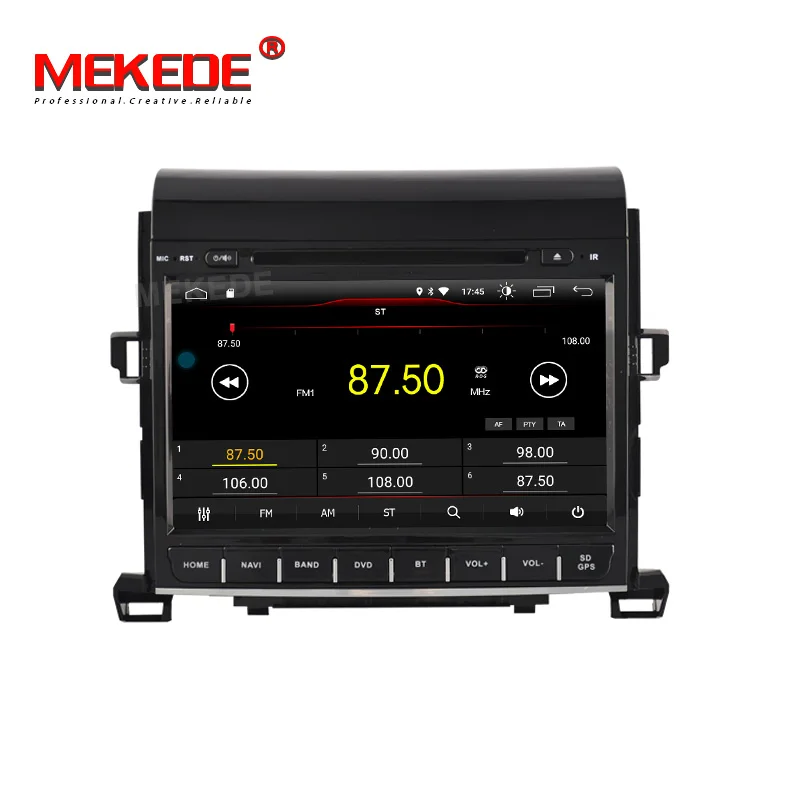 MEKEDE HD 2G+ 16G Android 9,0 AV выход автомобильный DVD мультимедиа для TOYOTA ALPHARD gps навигация радио плеер