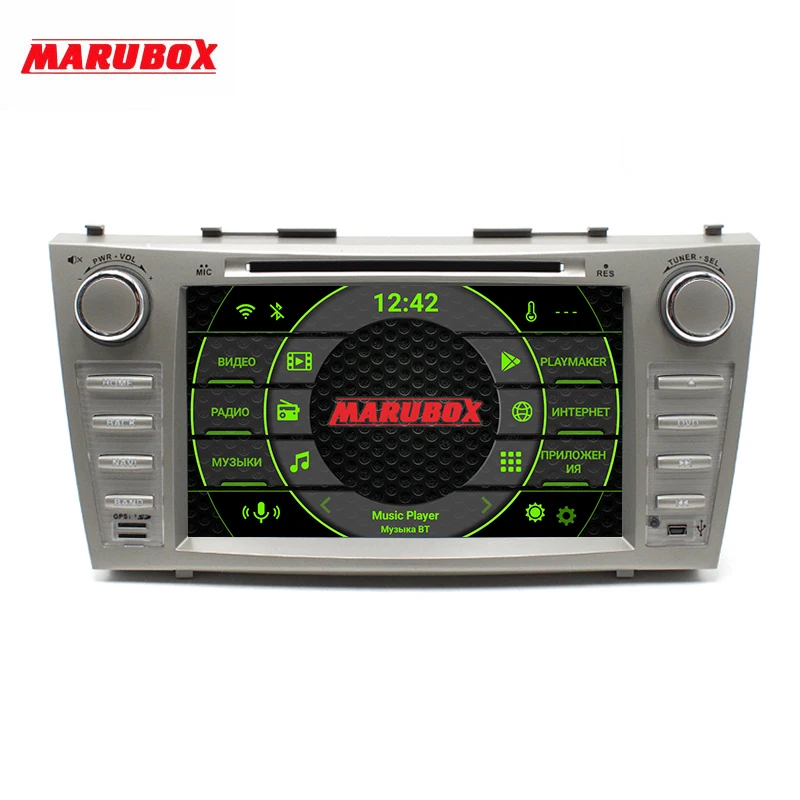 Marubox 8A101PX5 DSP, 64 ГБ 8 ядерный автомобильный мультимедийный плеер для Toyota Camry 2006-2011," ips экран Android 9,0 DVD, gps навигация