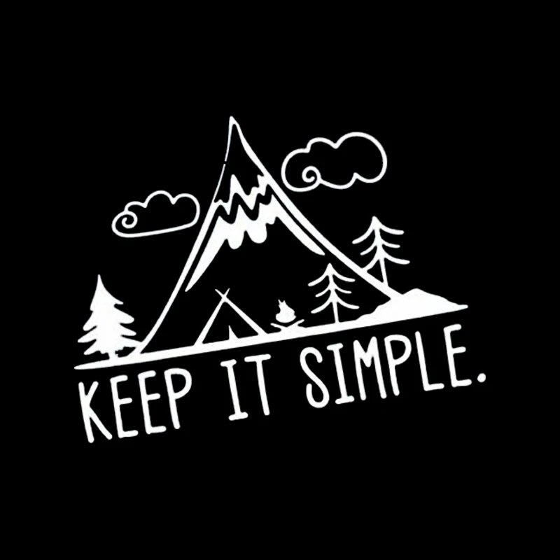 Laptop Mountains Pine Tree Pine Tree Life Bumper,Vinyl Car Sticker travel