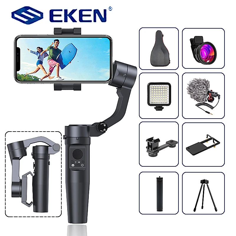 Экшн камера EKEN 3 осевой ручной шарнирный стабилизатор для камеры GoPro Active Track