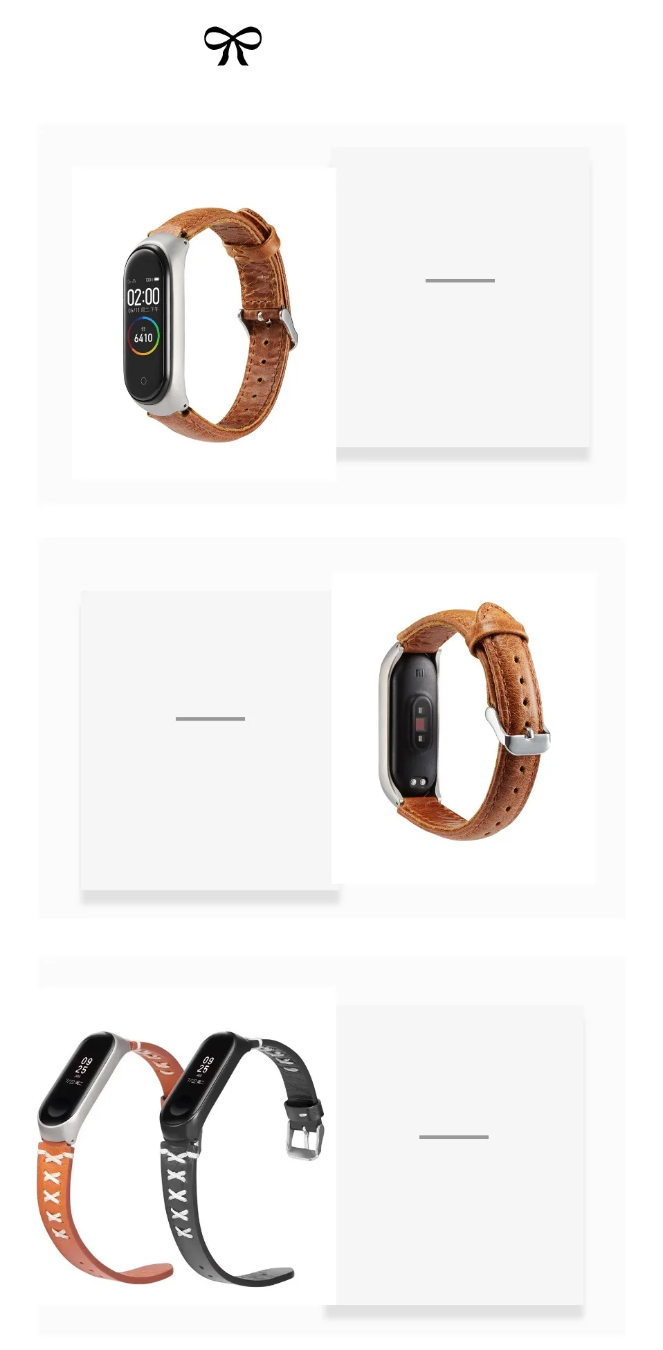 Genuine Leather Strap For Xiaomi Mi Band 3 4 Smart accessories Wrist Strap With Metal Case Cover For Xiaomi Mi Band 4 Wristbands