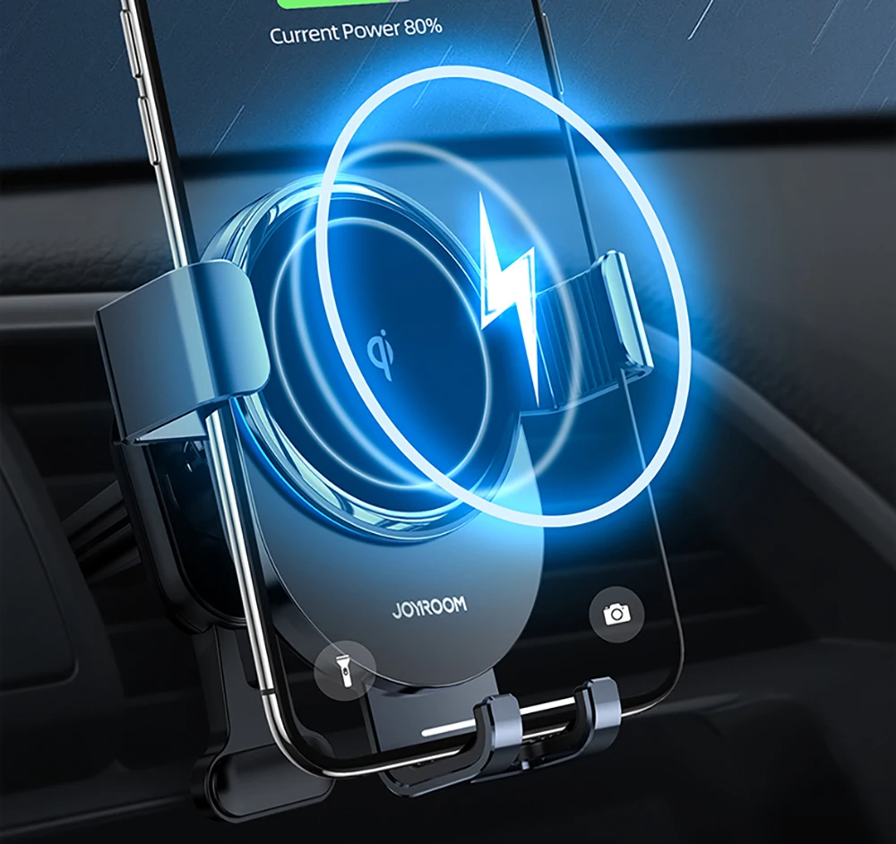 Car Phone Holder 15W Fast Wireless Charger For iPhone 13 12 Pro Max Xiaomi Huawei Samsung S10  Fast Charging Mobile Phone Holder mobile phone stand