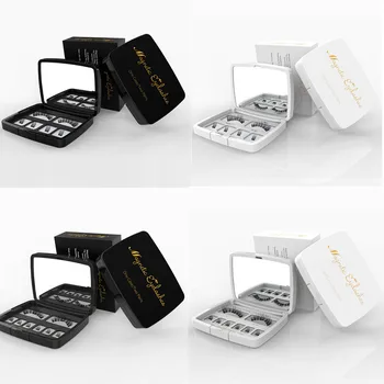 

Makeup Magnetic eyelashes handmade faux cils magnetique magnet eye lashes natural eyelash extension +Gift Box false eyelashes