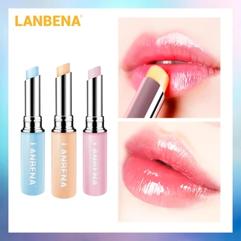 

Lanbena Hyaluronic Acid lip Balm Chameleon Lambena Rose Lipbalms Lipsticks Labena Chapsticks Lip Care Makeup Product Chap Sticks