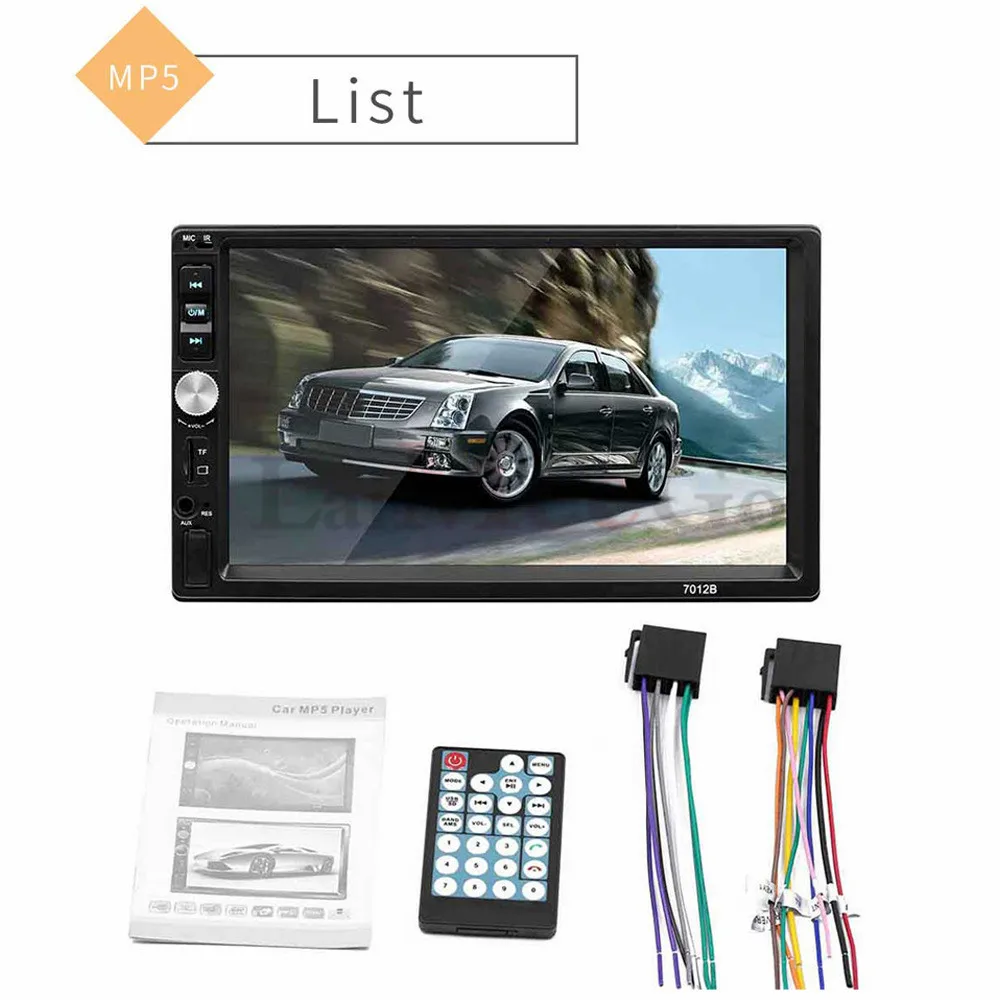 2 Din Car Radio 7HD Autoradio Touch Screen MP5 Radio Player Bluetooth Car Multimedia USB Backup Camera Reverse Monitor (7)