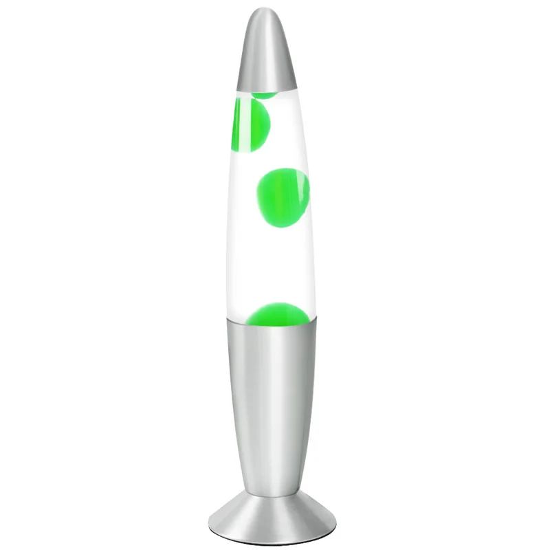 25W EU Lava Lamp Decorative Lamp Light Bedroom Night Lamp Bedside Lamp Aluminium Alloy Low Consumption High Brightness - Испускаемый цвет: green