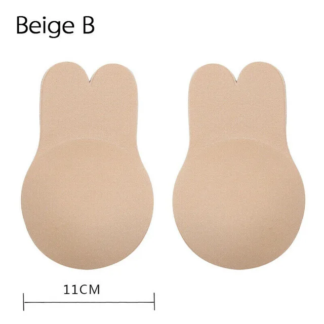 Beige 11cm Женщины без бретелек Невидимые силиконовые лифтинг бюстгальтер Brassy лента накладки на грудь чаша для питья для кроликов крышка Pasties Лифт вверх интимны для вечерние - Цвет: Beige 11cm