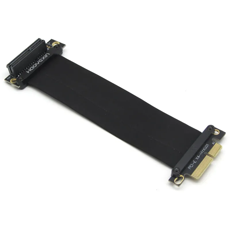 Cabo Pci-e Express Riser Pci Express Riser Card Pcie x4 Cabo de Extensão para Motherboard Extender Converter Adaptador 3.0 - Imagem 4