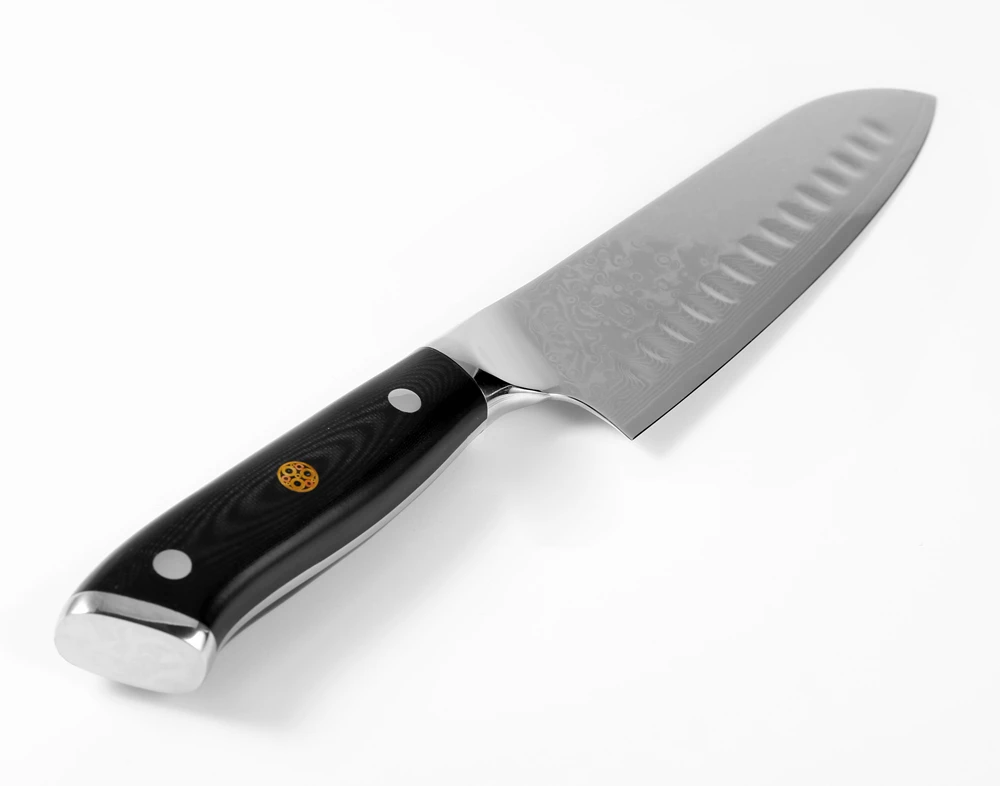 XITUO Дамасская сталь 7 дюймов нож сантоку японский нож шеф-повара Профессиональный острый нож для резки ломтиками стейк суши Кухня Нож кухонный инструмент