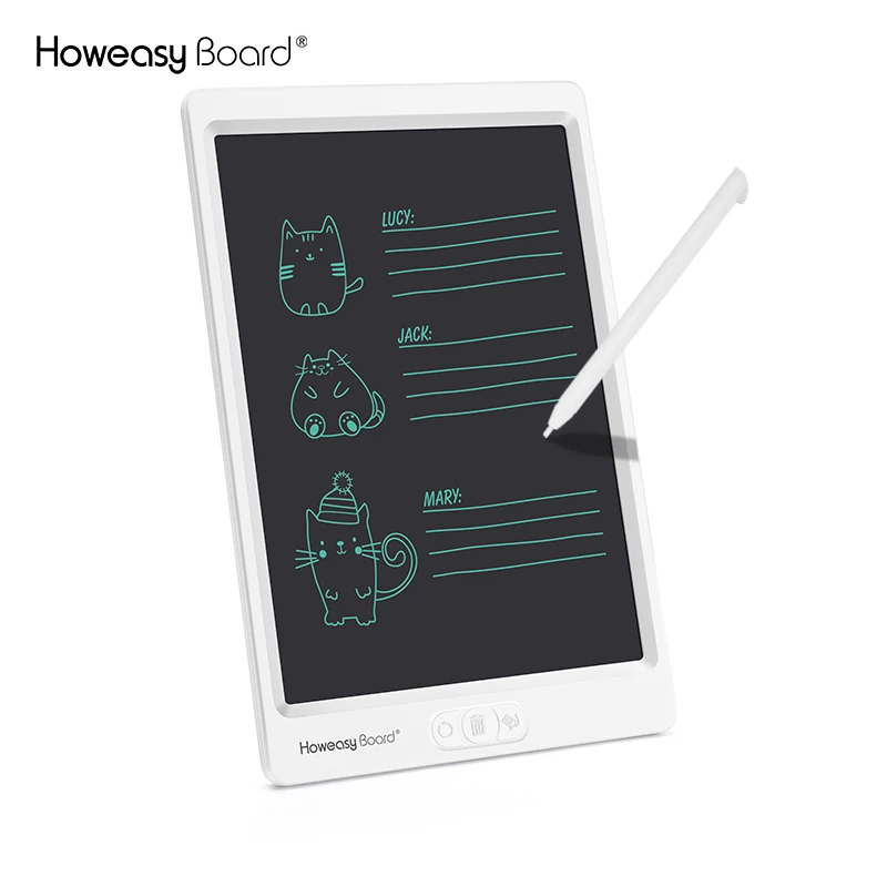 

Howeasy board 10 inch Partial Erase Erasure Local abrasion Delete LCD Writing Drawing Board Tablet Pad