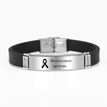 Модный Выгравированный браслет из нержавеющей стали с ID, женские силиконовые браслеты, ювелирные изделия