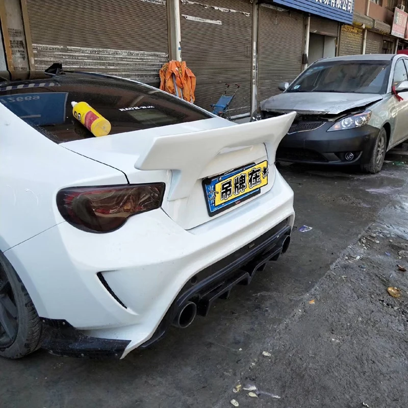 GT86/BRZ R Стиль Спойлеры для Toyota 86/BRZ Высокое качество углеродного волокна/материал frp задний спойлер