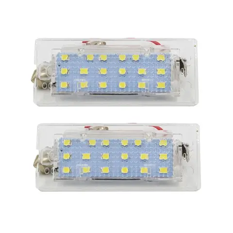 White CANbus LED Number License Plate Light Lamp 18 SMD 3528 For BMW E53 X5 1999-2003 E83 X3 03-10