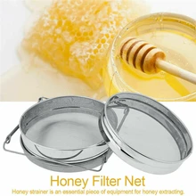 Из нержавеющей стали для пчеловодства двойное ситечко для меда фильтр Пасека Снаряженный инструмент