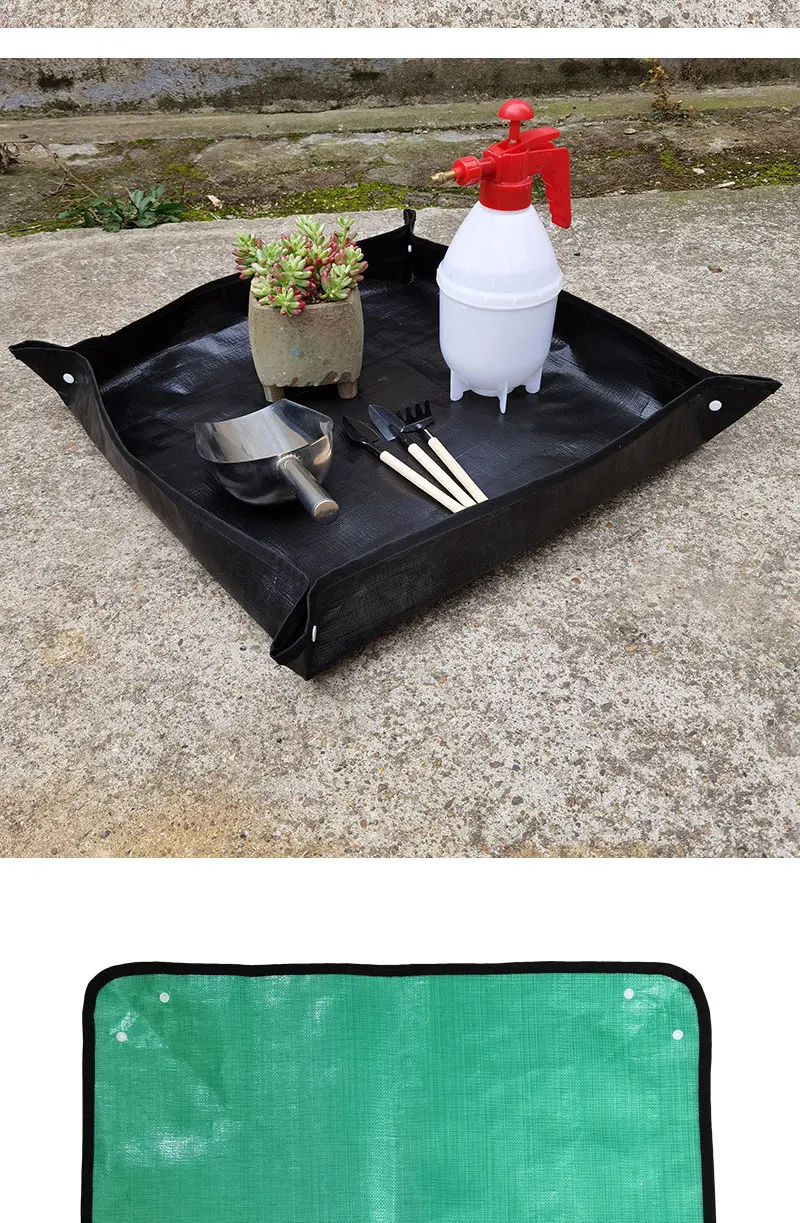 Waterproof Gardening Mat Flowerpot Transplanting Anti Dirty Waterproof Flowers Planting Gadgets 25.6 Inches Multifunction Useful