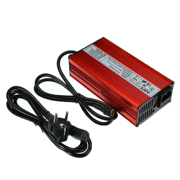 

54.6V 4A Smart Lithium Battery Charger 48V Li-ion Battery High Power With Fan Aluminum Used for 48V Li-ion Battery Case EU Plug