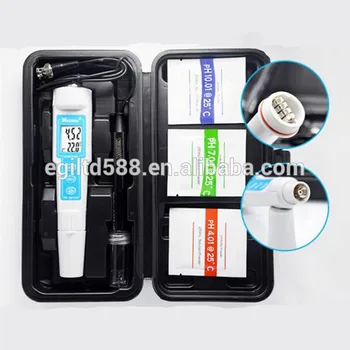 

CT-6020A High Accuracy Portable Digital PH Meter Waterproof Pen PH Water Tester ATC Acid and Alkaline Analyzer