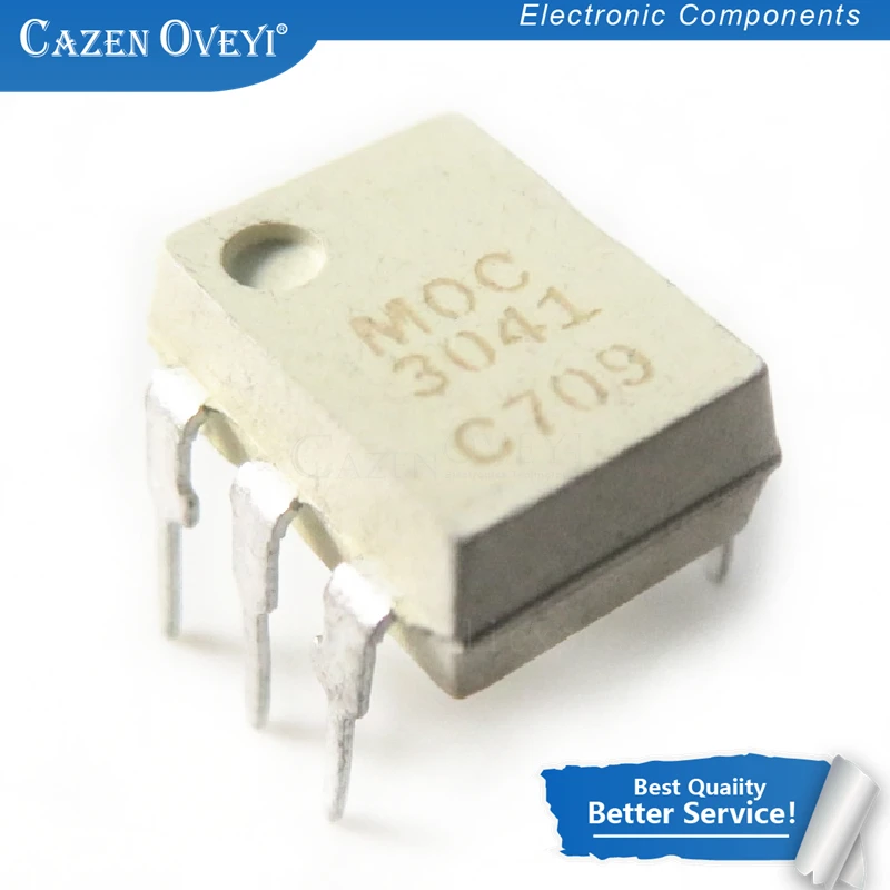 10 шт./лот MOC3041 DIP-6 SMD-6 MOC3041M Оптоизоляторы TRIAC в наличии | Электронные компоненты и