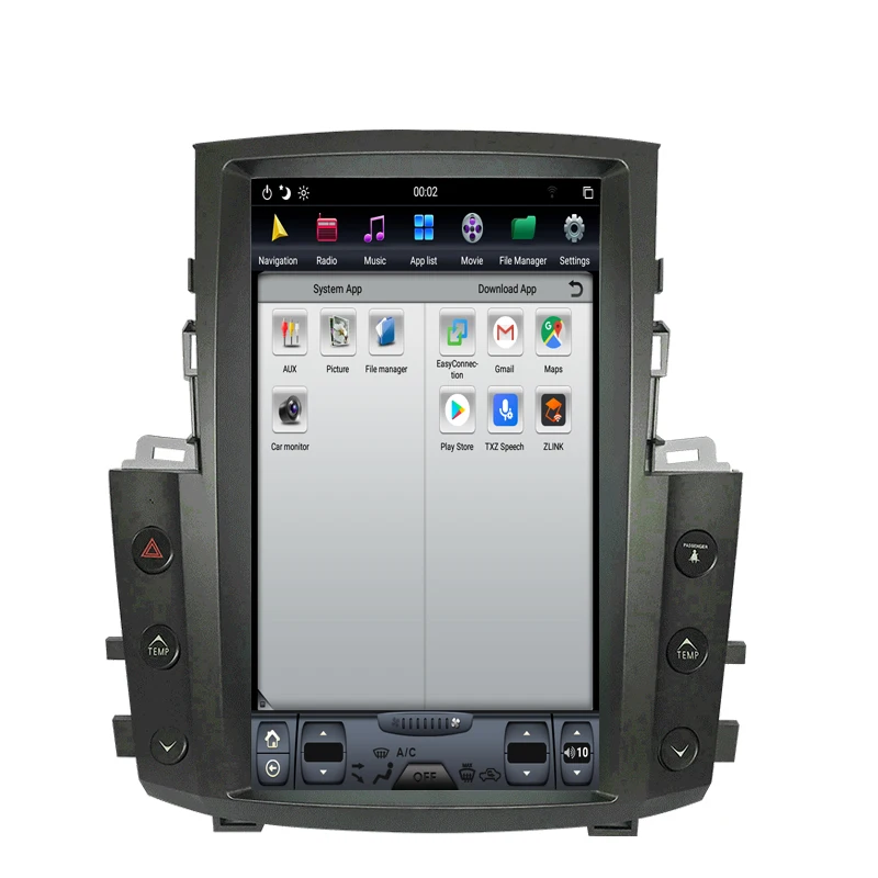 Clearance NAVITOPIA 12.1inch 4G+64GB Tesla Style Vertical Screen Android 8.1 Car DVD GPS Navigation for Lexus LX570 12