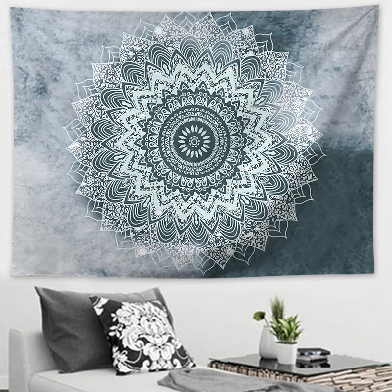 10 Гобелен с индийской мандалой, 200X150 см, полиэстер, Йога, музирование, настенный гобелен, подвешивание на стену, ткань, горячее пляжное полотенце, настенное одеяло - Цвет: 10