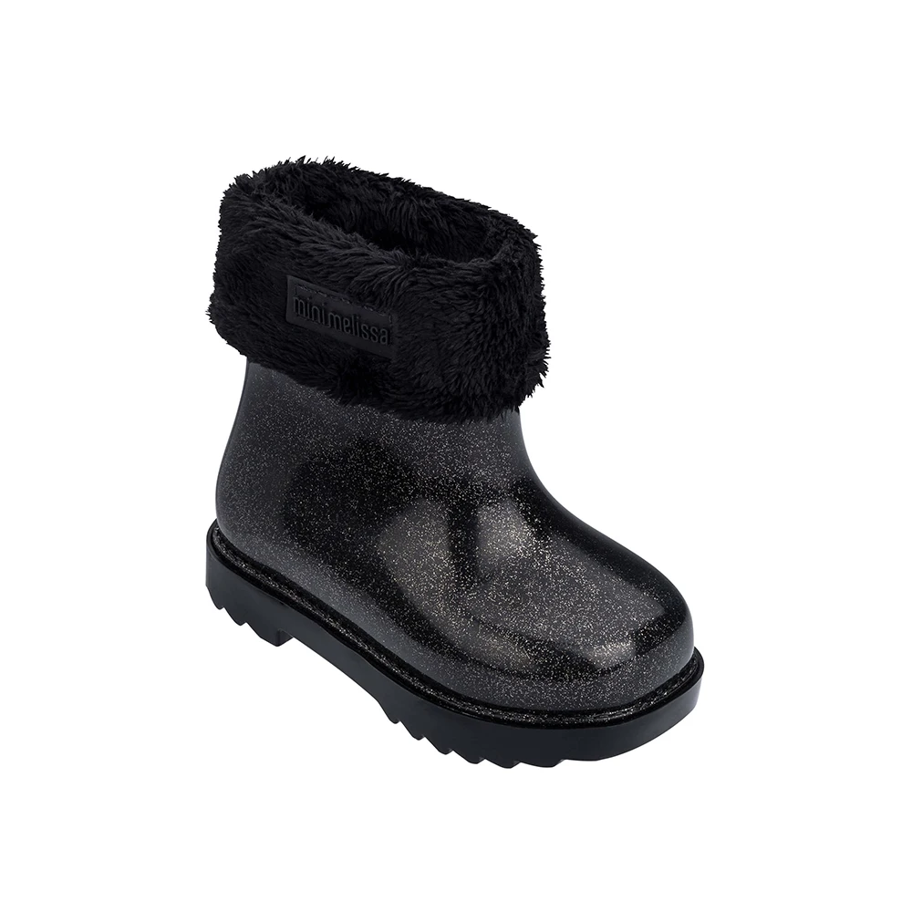 

2020 Mini Melissa Children Boots Girls Cotton Baby Warm Shoes Student Girl Snow Boots Cotton Princess Boots Kids Melissa Shoes