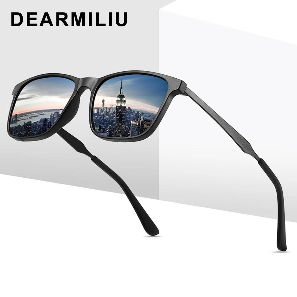 DEARMILIU 2020 Новые поляризованные солнцезащитные очки Квадратные мужские модные occiali