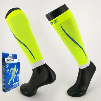 

YISHENG 1 Pair Compression Leg Calf Women Stockings Graduated Pressure Knee High Socks for Shin Splint Men Calf Pain Relief