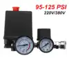 220V/380V Air Compressor Pressure Switch Control Valve Manifold Relief Regulator Gauge with 4 Quick Connectors 30-120PSI ► Photo 2/6