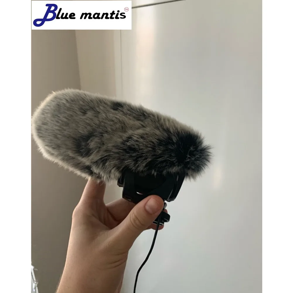Per Rode Videomic Pro Vmp Registrazione Vocale Penna Vento Esterno Della Copertura Dello Schermo Furry Parabrezza Parabrezza Manicotto Microfoni