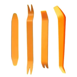Kit d'outils de réparation de panneau de garniture de porte automobile, démontage Radio lames en plastique, Conversion de bascule intérieure de voiture 4 pièces 