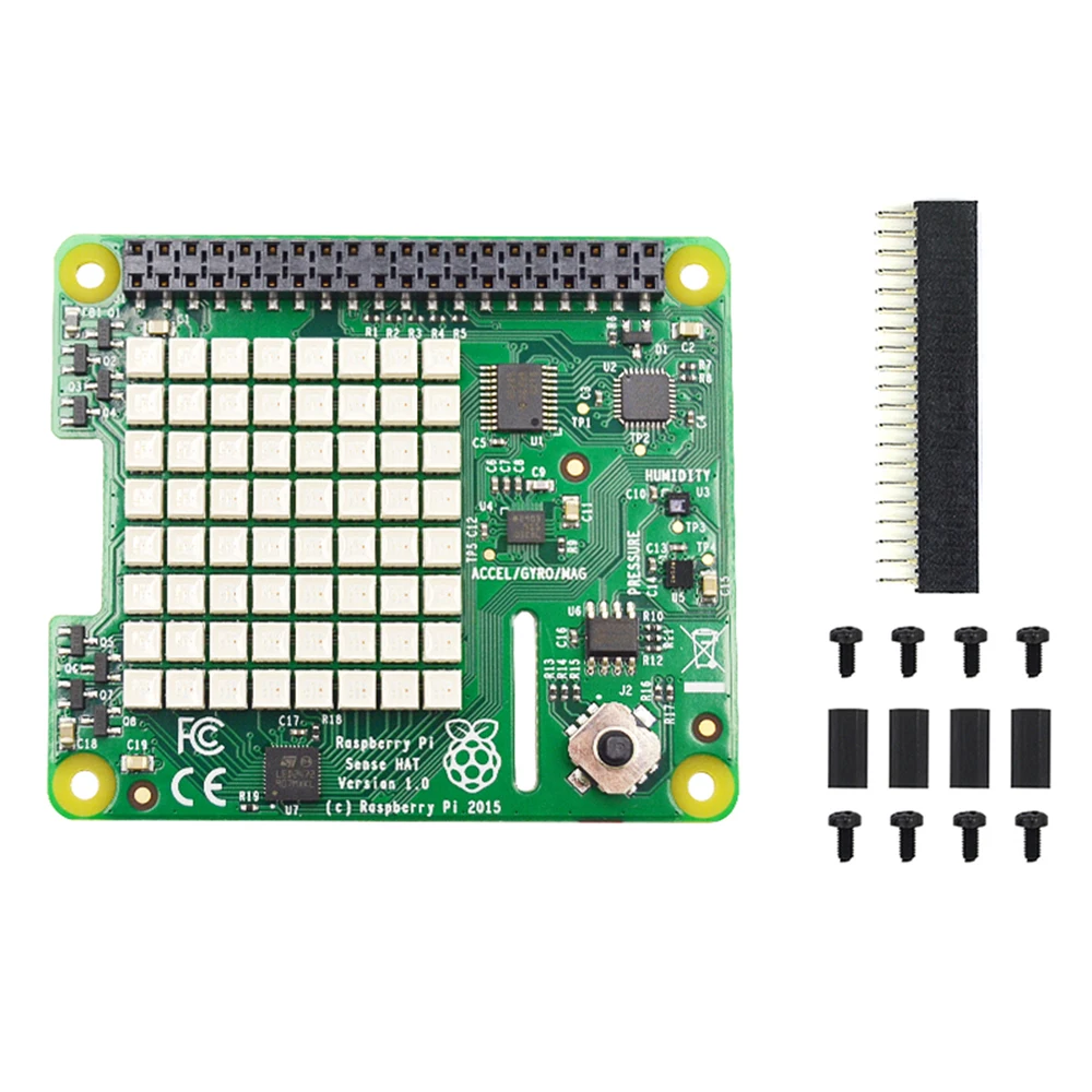 Raspberry Pi Sense HAT с датчиками ориентации давления влажности и температуры 3b + /