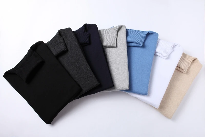 

Menâ€™s Small Horse High-Neck Cotton Sweater Autumn Winter Jersey Jumper Hombre Pull Homme Hiver Pullover Men Knitted Sweaters