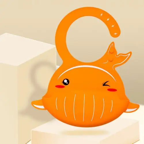 Lemon Yellow Whale Водонепроницаемый детский Слюнявчик с мультяшным Китом, моющийся передник для новорожденных, слюнявчик, Новинка - Цвет: Lemon Yellow Whale