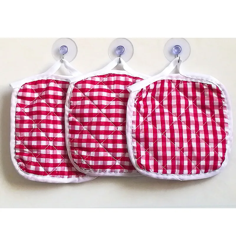 Изолированная противоскользящая Подставка под столовые приборы Potholders с Красной