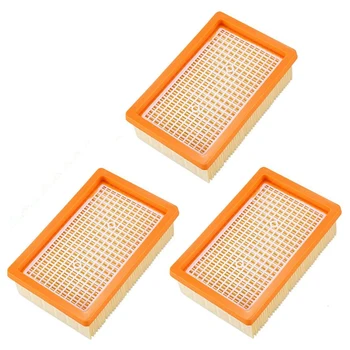 

3PCS Vacuum Cleaner Filter Replacement for KARCHER Flat-Pleated MV4 MV5 MV6 WD4 WD5 WD6 P PREMIUM WD5