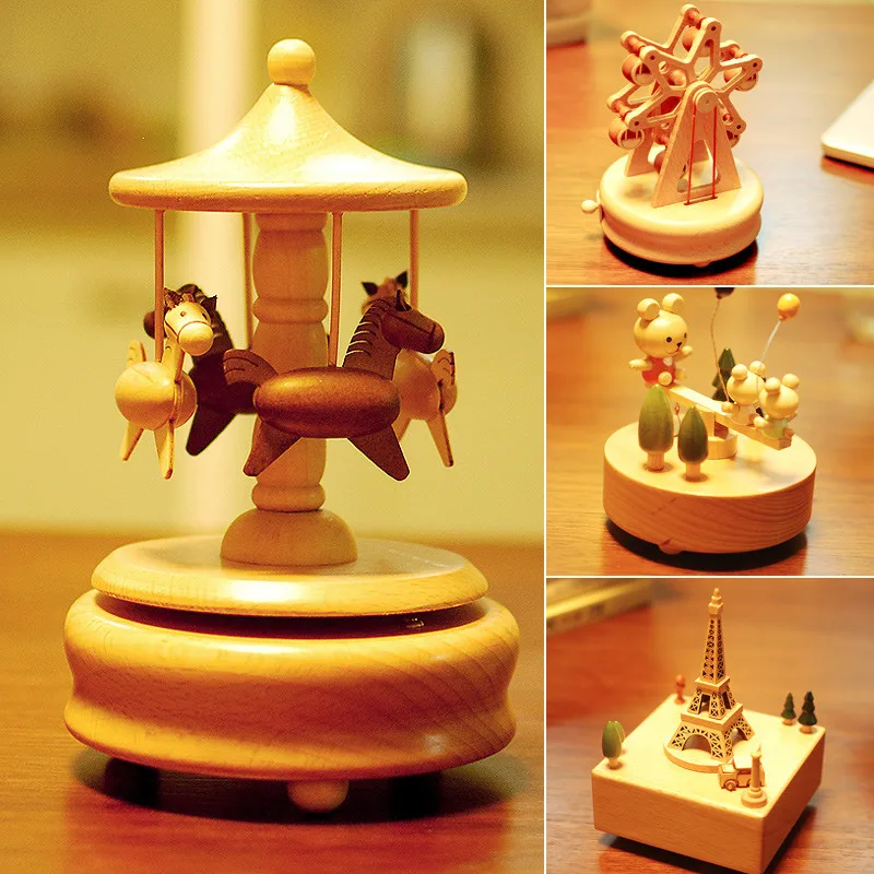 Carillon Fatto A Mano Carousel Bambini Ragazzi E Ragazze Creativo San Valentino N2021 Capodanno Vacanze Di Natale Regalo Di Compleanno