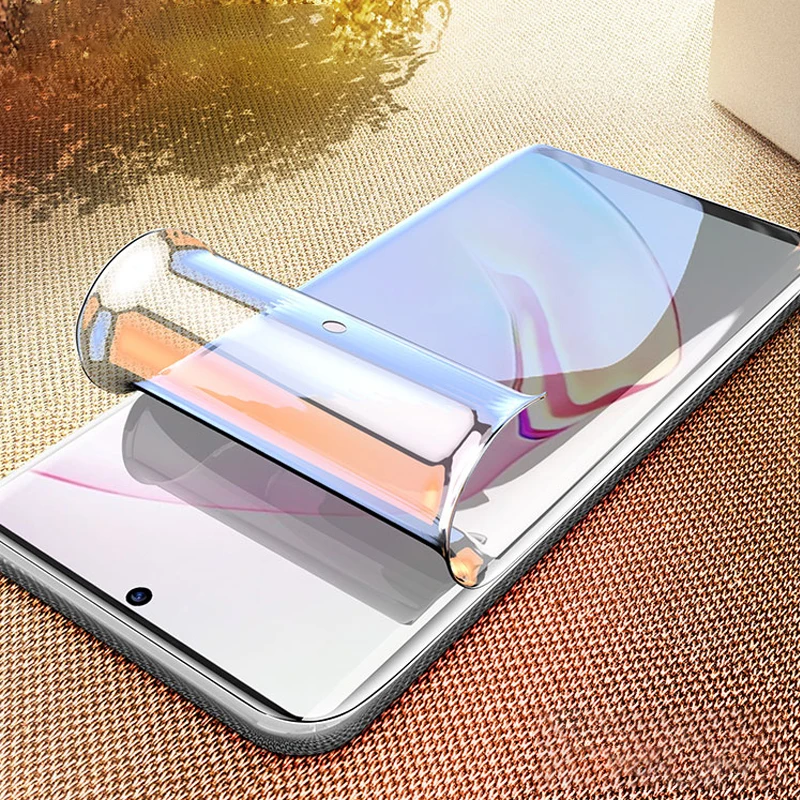 3-1Pcs 200D Soft Hydrogel Film For Samsung Galaxy Note 10 8 9 S8 S9 S10 PLus S10E A50 A70 Full Screen Cover Protector Not Glass